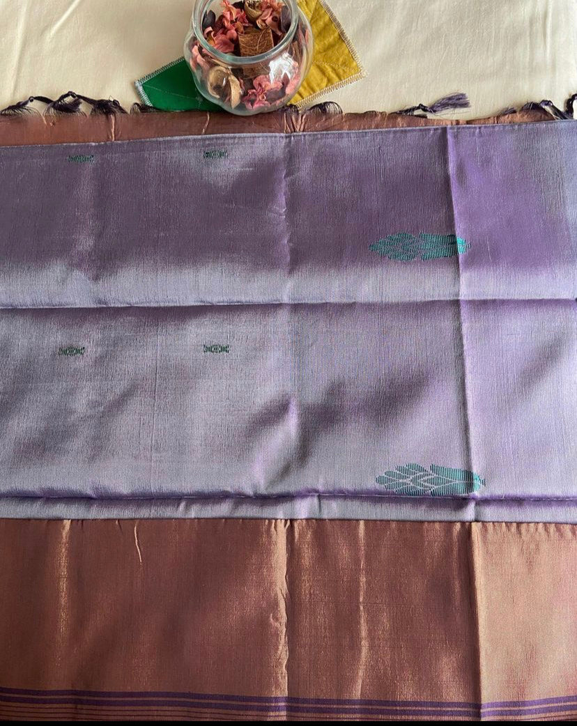 Saree Chinnalapattu - Copper&Lilac
