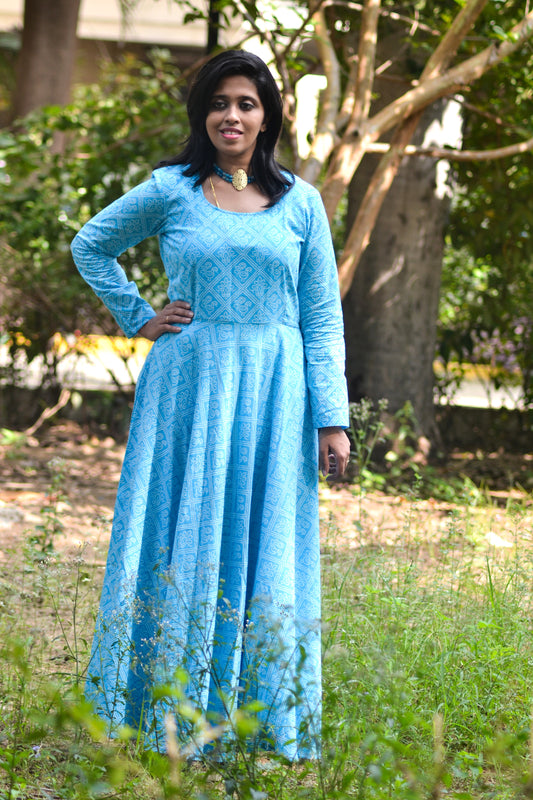 Neelam -Pastel Blue