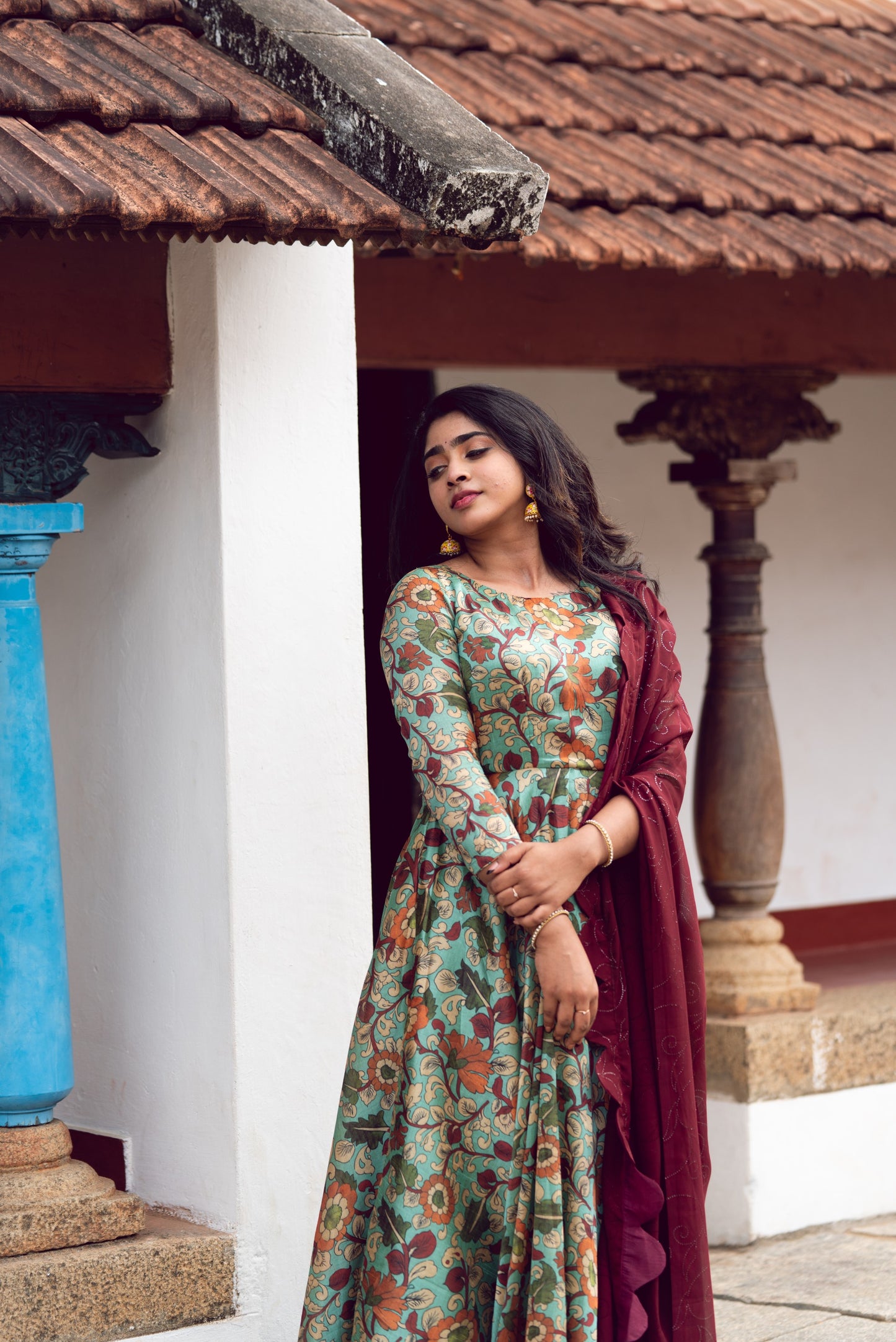 Vanathi - Sea Green