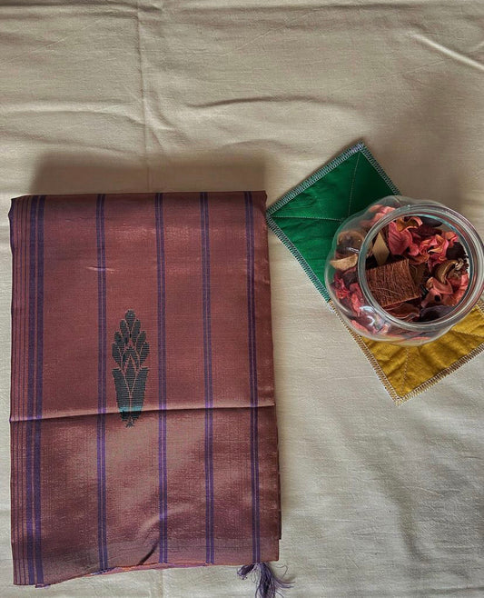 Saree Chinnalapattu  - Copper&Lilac